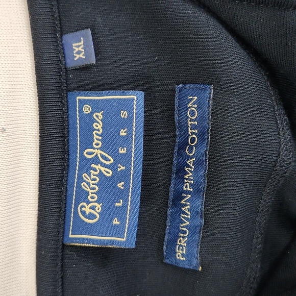 Bobby Jones Players Signature Pima Cotton Quarter-Zip Pullover - Picture 5 of 7